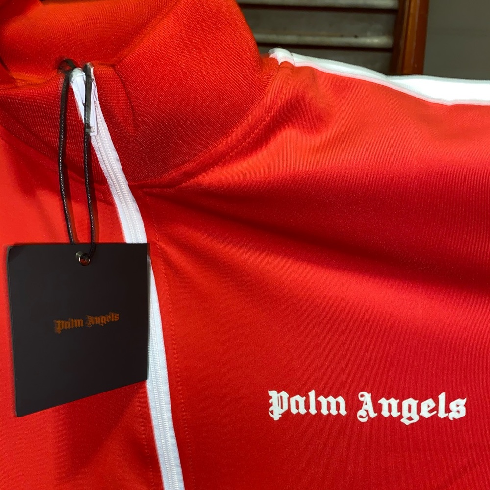 Red Palm Angles Track Jacket